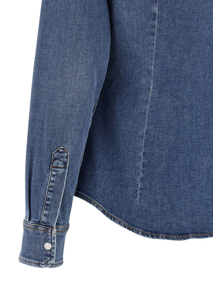 Denim shirt Shirt, blouse