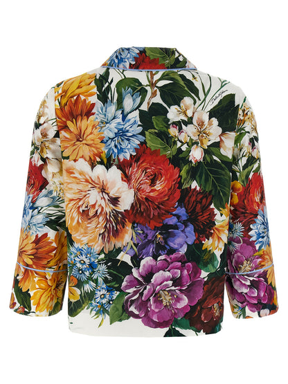 'Bouquet' print shirt Shirt, blouse