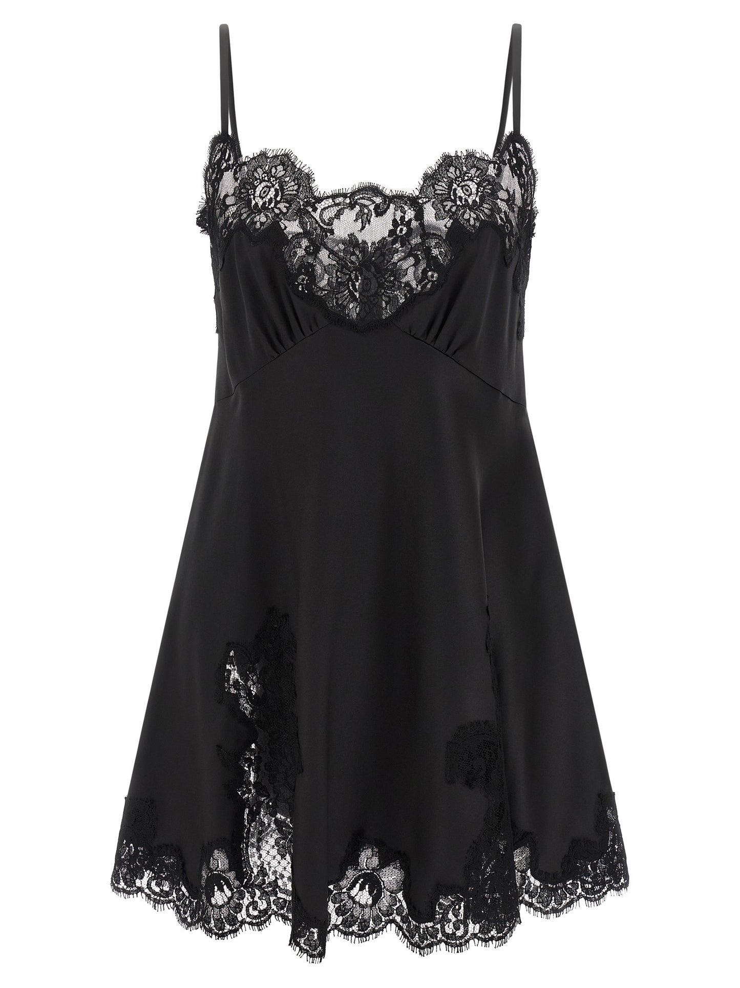 Satin and lace dress Dresses