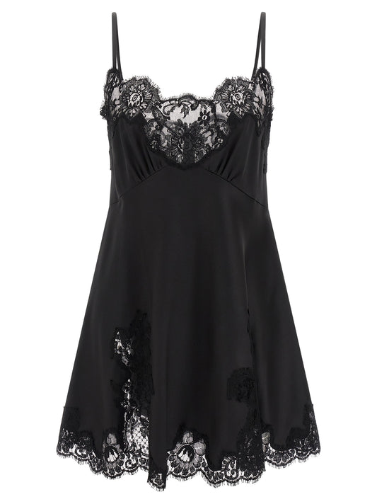 Satin and lace dress Dresses