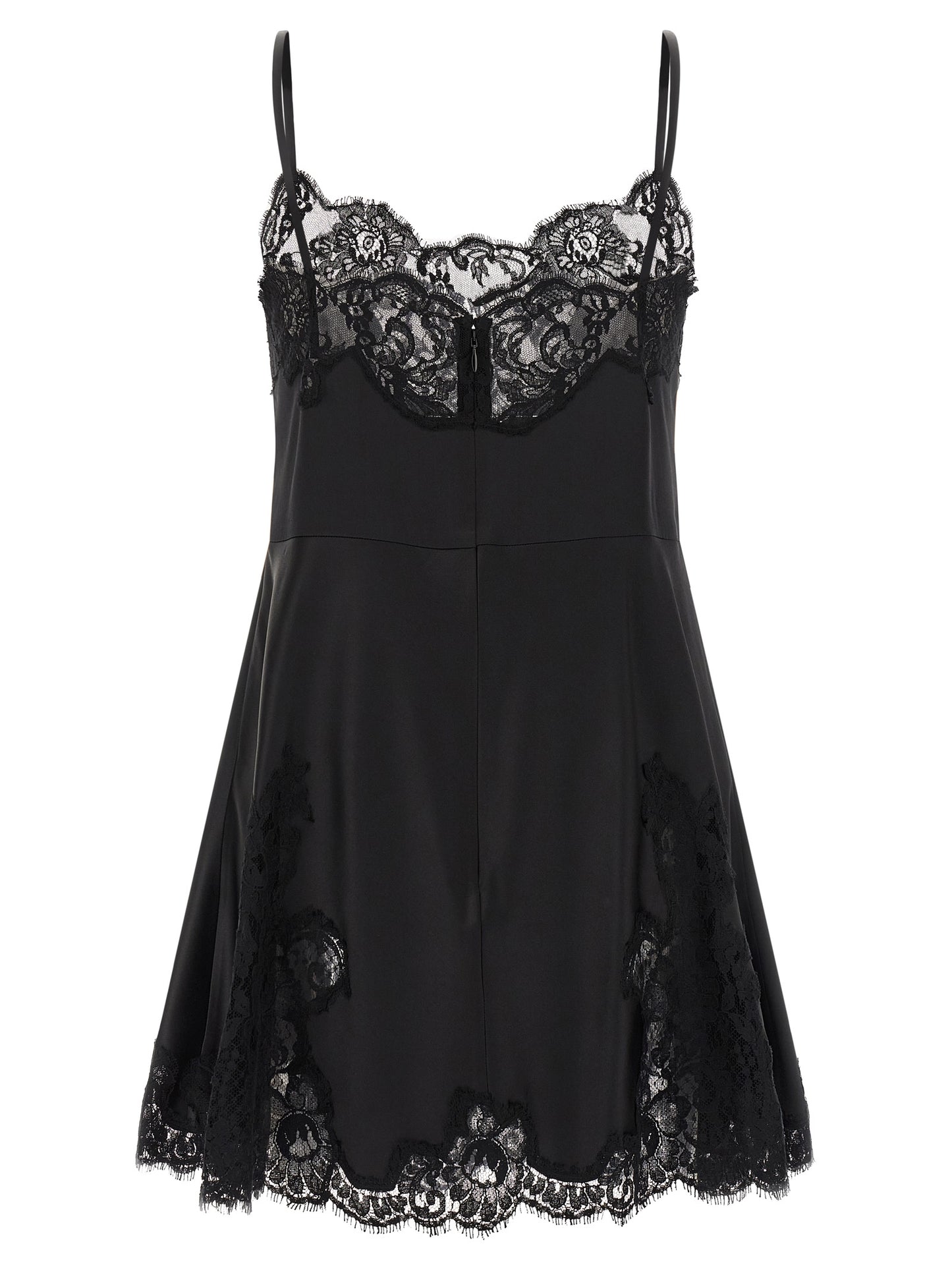 Satin and lace dress Dresses