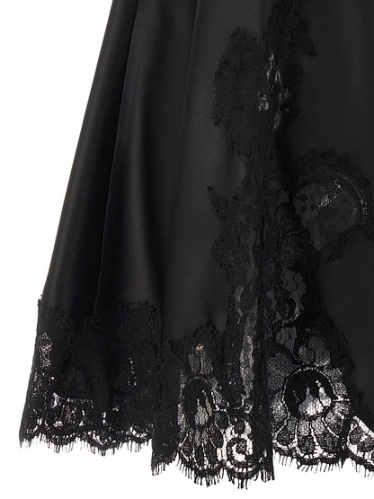 Satin and lace dress Dresses
