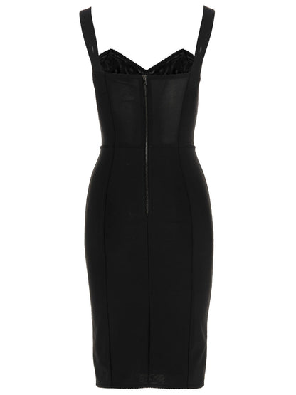 Midi corsetry dress Dresses