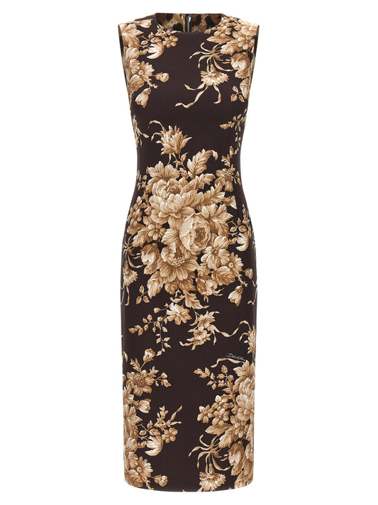 Rose print dress Dresses