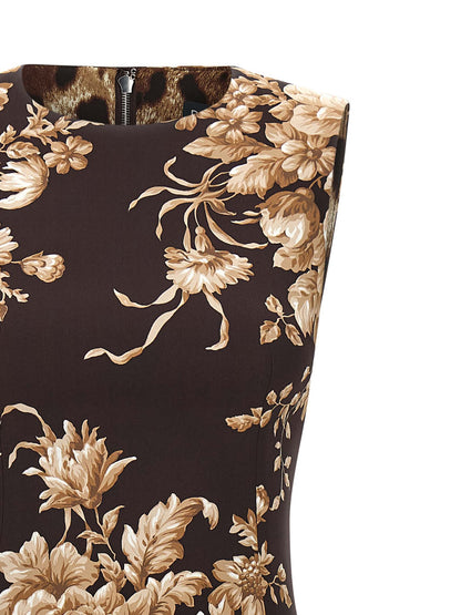 Rose print dress Dresses