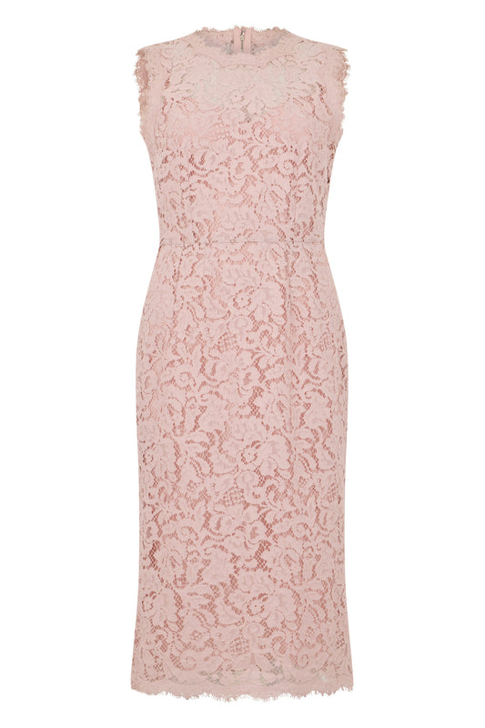 Dolce & Gabbana Dress in mixed lace cotton and viscose