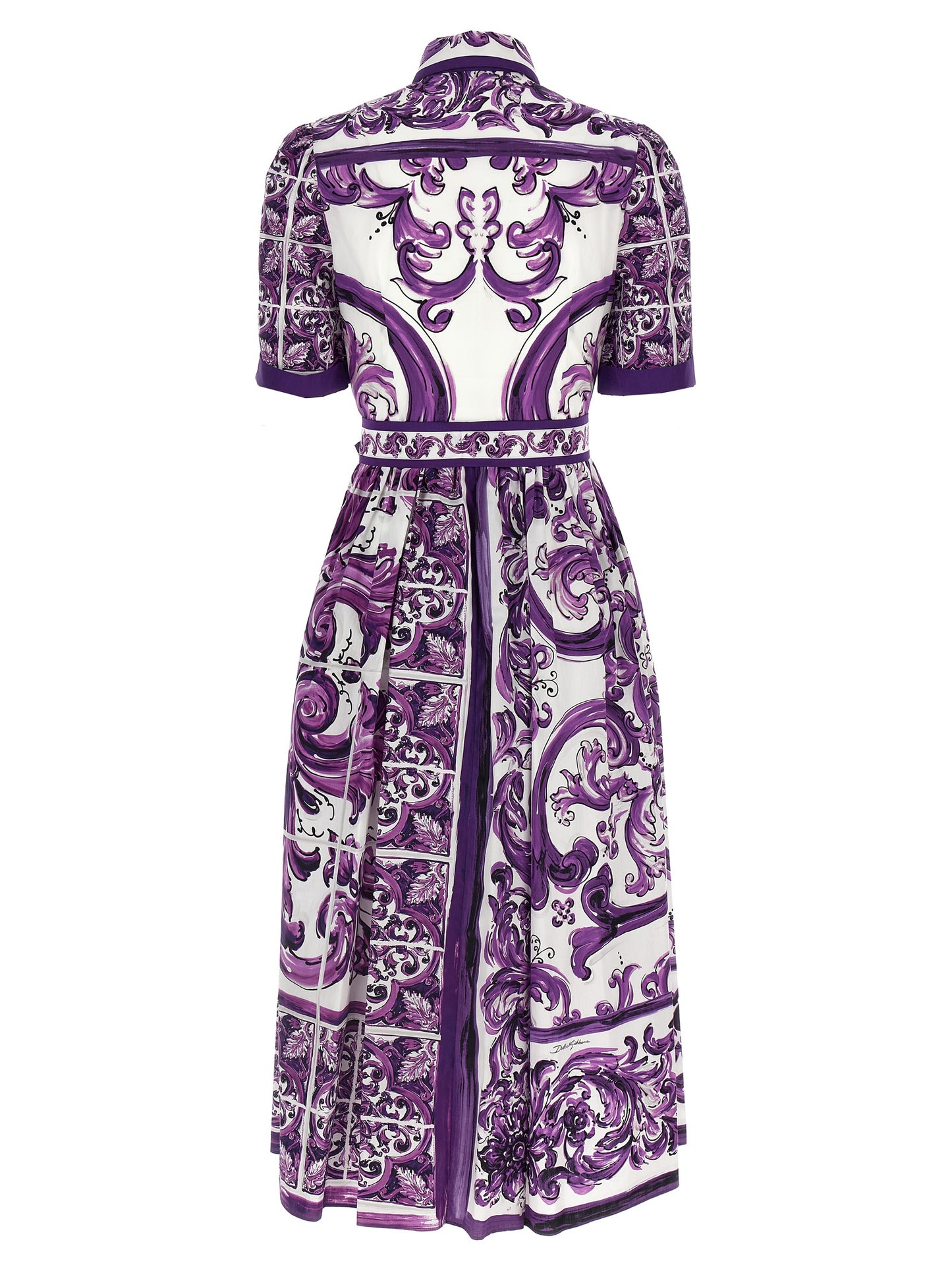 'Maiolica' print chemisier dress Dresses
