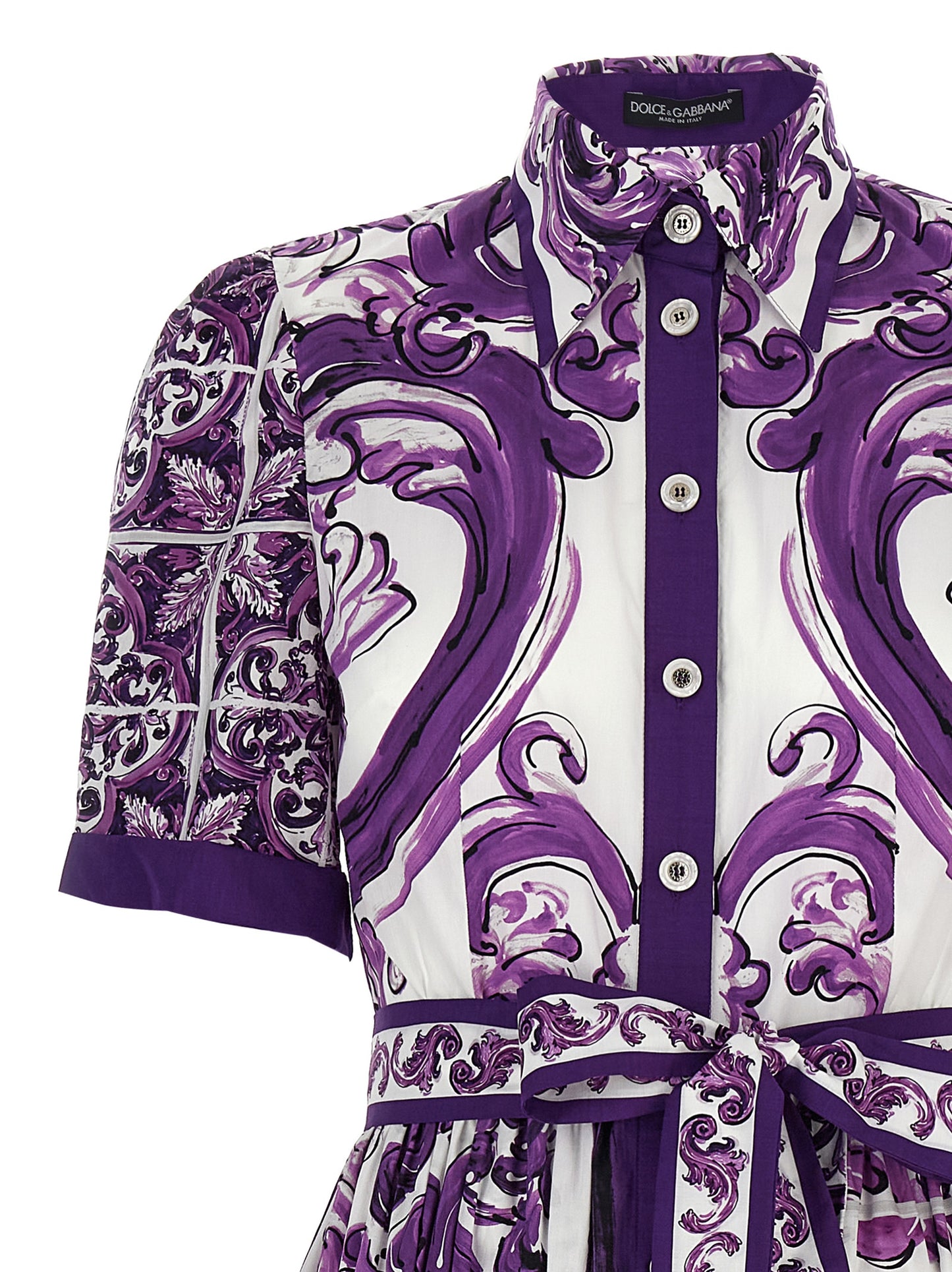 'Maiolica' print chemisier dress Dresses