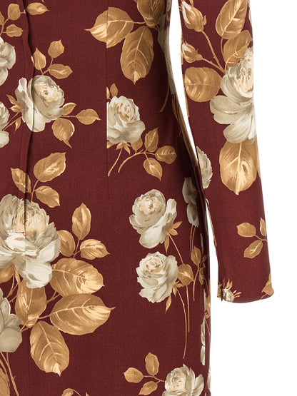 Rose print dress Dresses