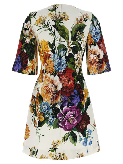 Floral bouquet printed dress Dresses