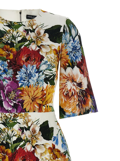 Floral bouquet printed dress Dresses