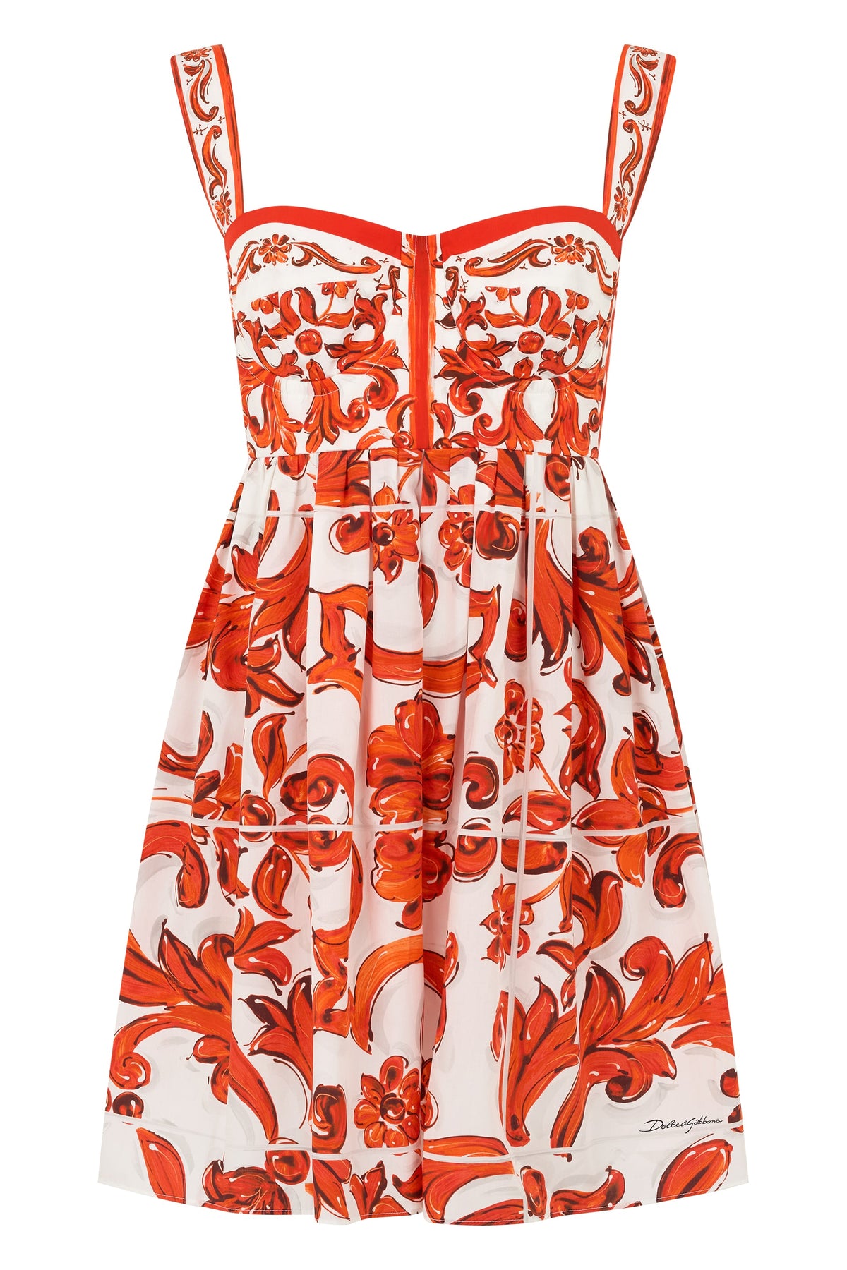 Dolce & Gabbana Mini dress in printed cotton