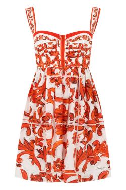 Dolce & Gabbana Mini dress in printed cotton