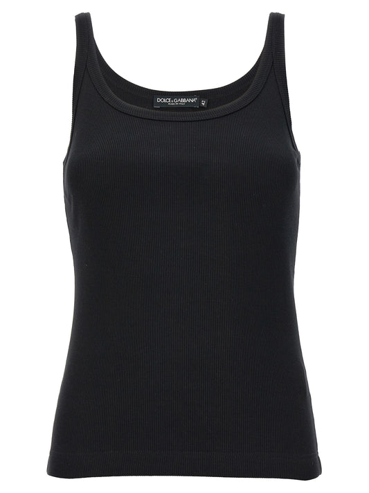 Ribbed tank top Tops