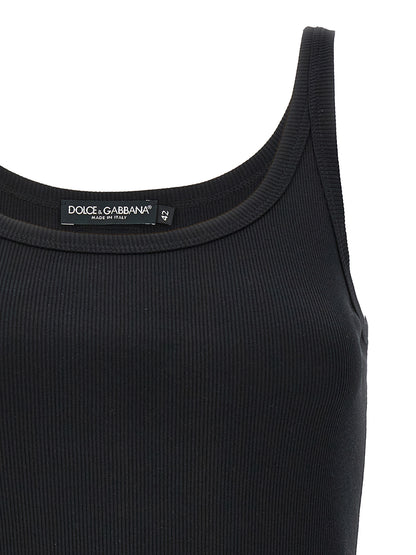 Ribbed tank top Tops