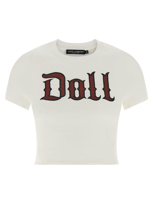 Used effect cotton t-shirt T-shirt