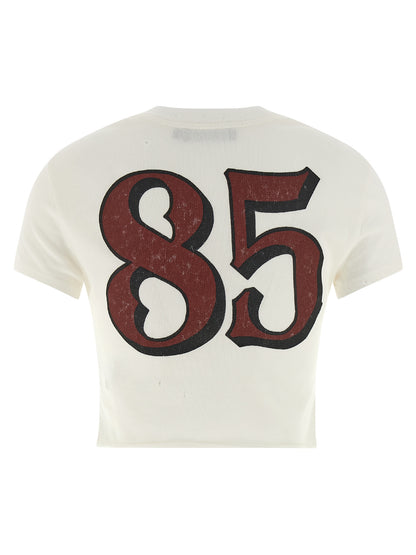 Used effect cotton t-shirt T-shirt