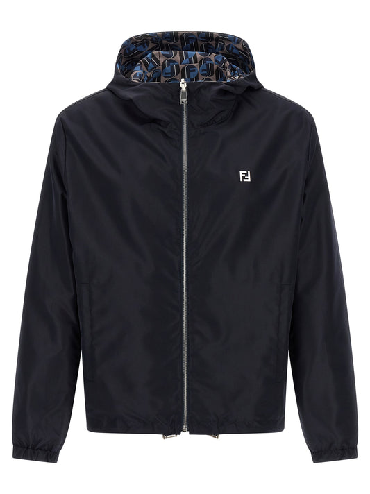 'Fendinity' reversible windbreaker Down jacket, Parka, Casual jackets