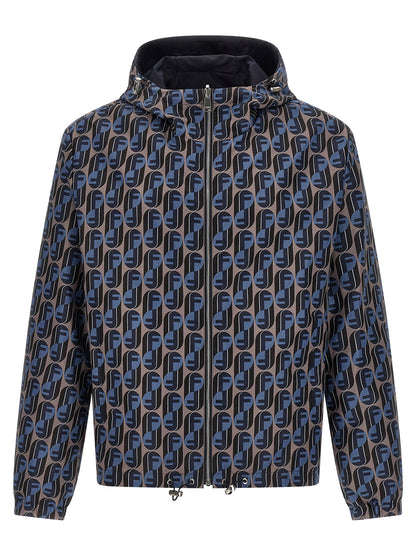 'Fendinity' reversible windbreaker Down jacket, Parka, Casual jackets