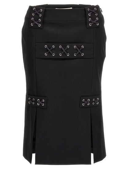Lace-up skirt Skirts