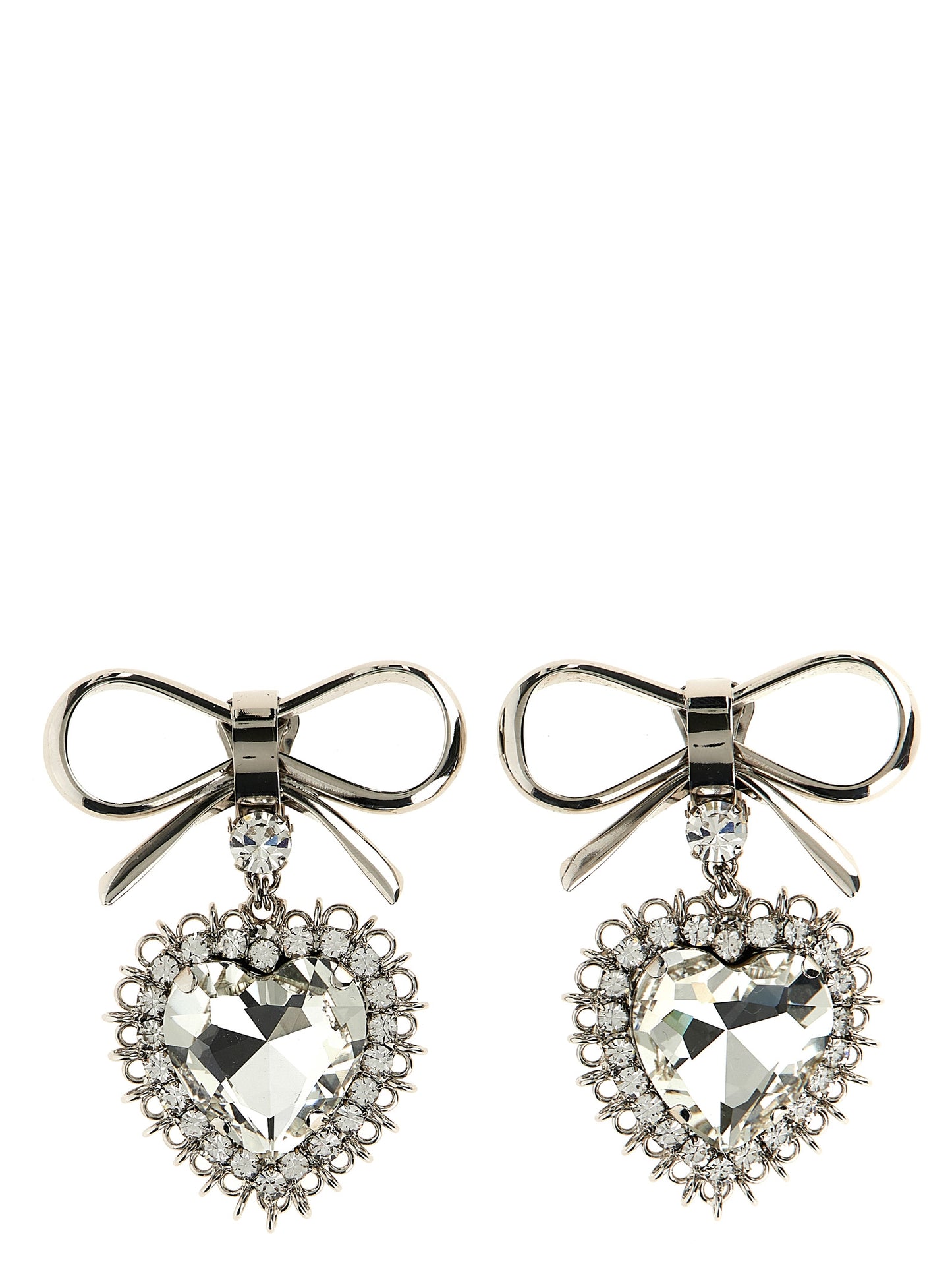Metal bow earrings Jewelry