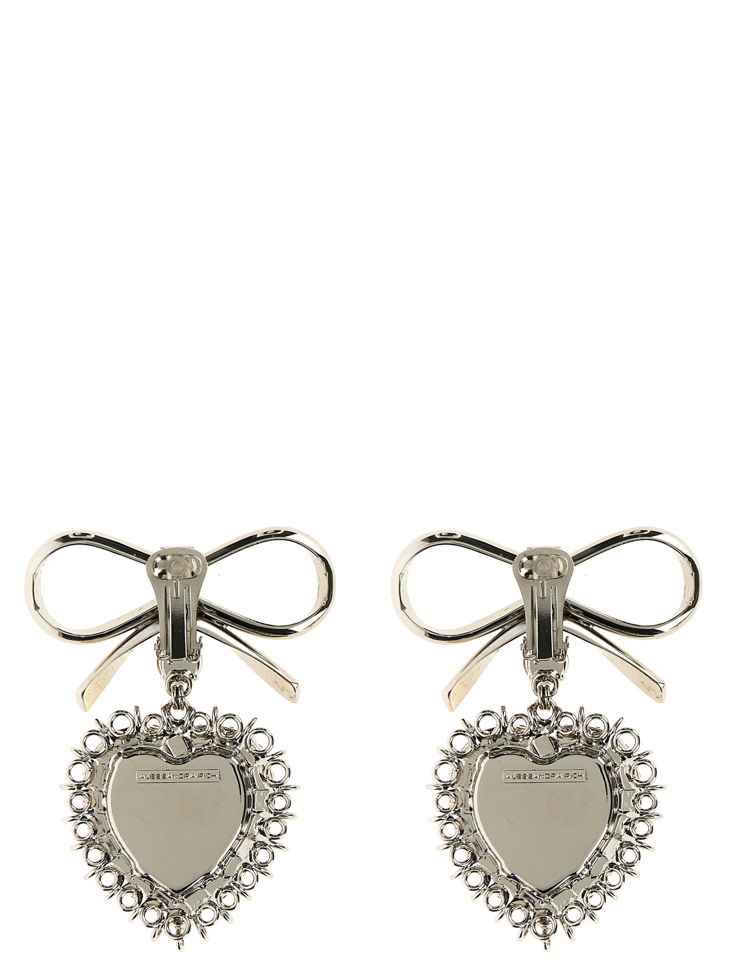 Metal bow earrings Jewelry