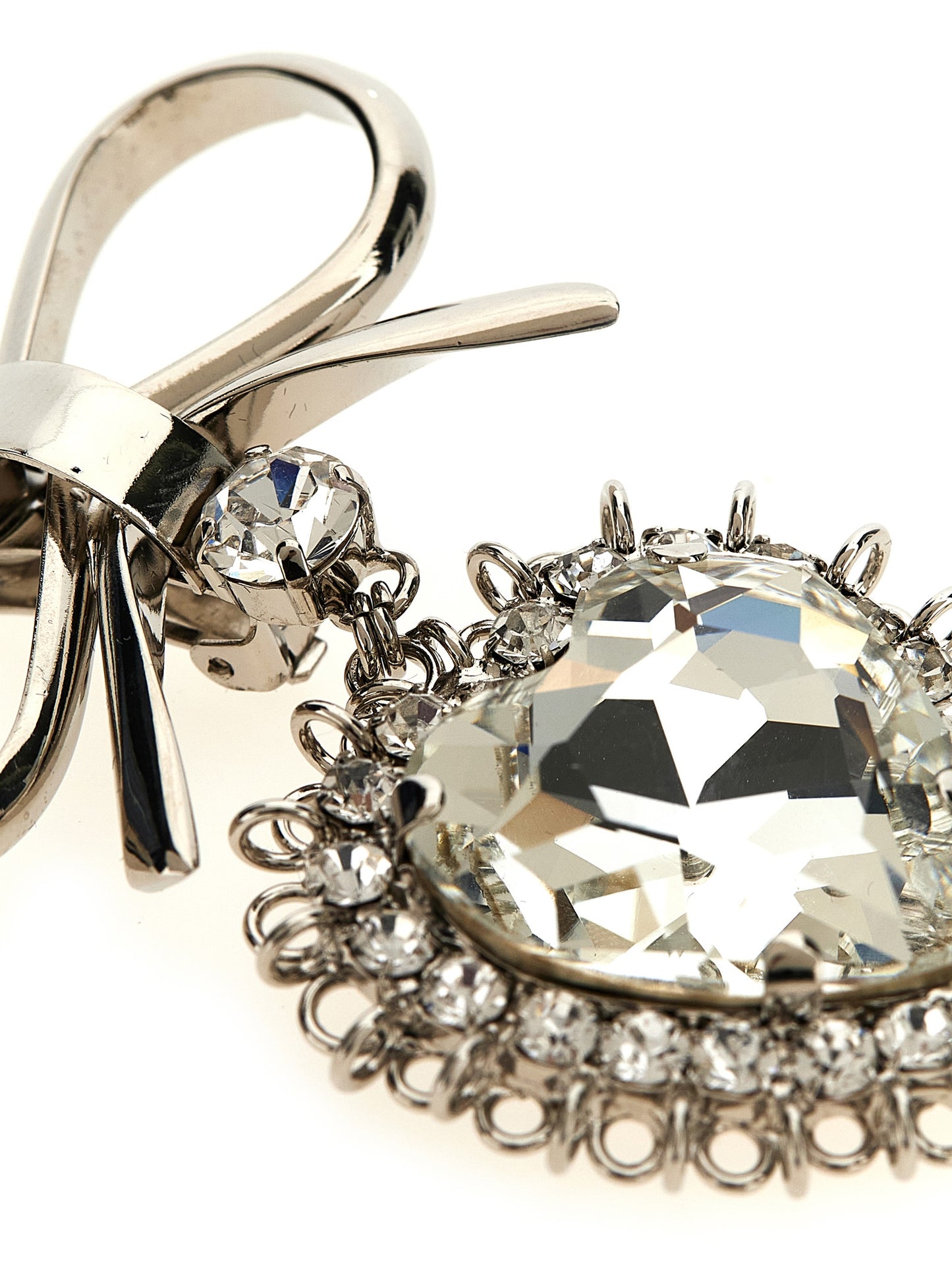 Metal bow earrings Jewelry