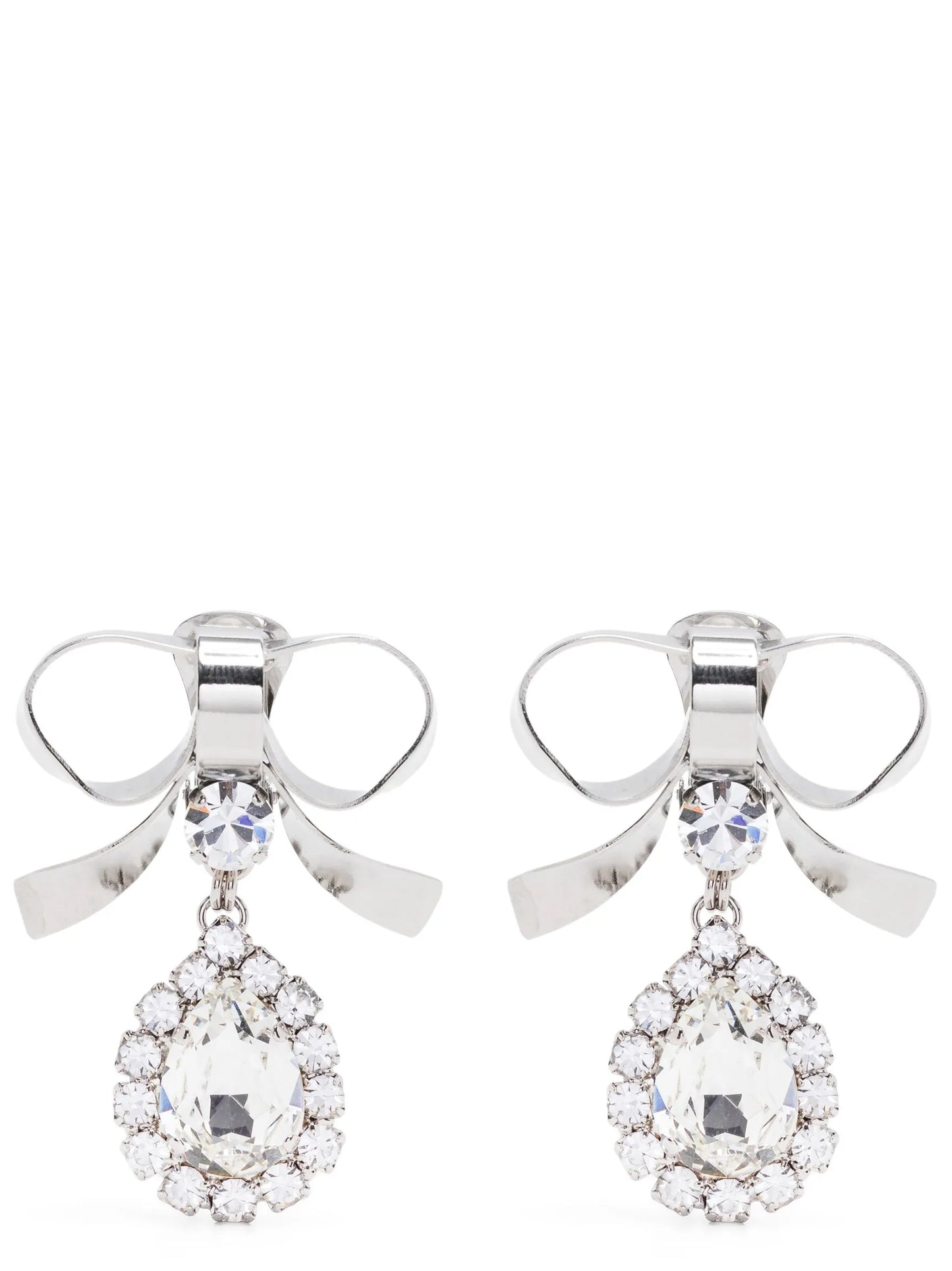 Metal bow earrings Jewelry