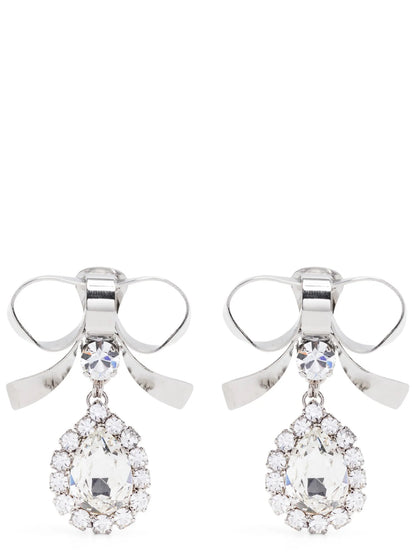 Metal bow earrings Jewelry