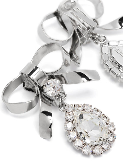 Metal bow earrings Jewelry