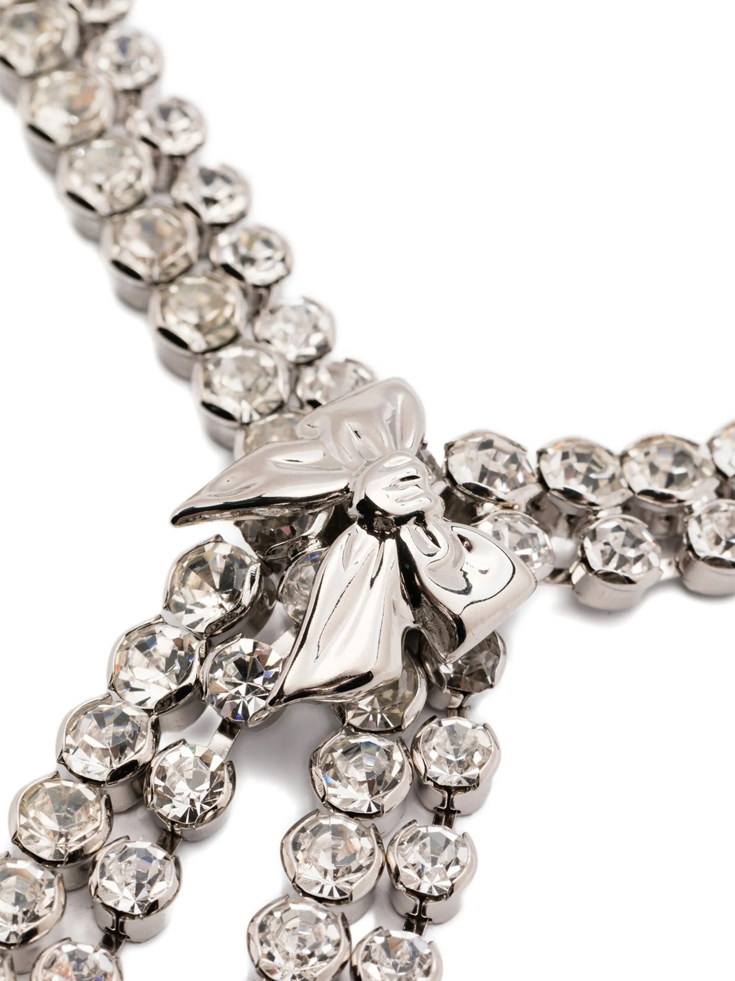 Bow crystals necklace Jewelry