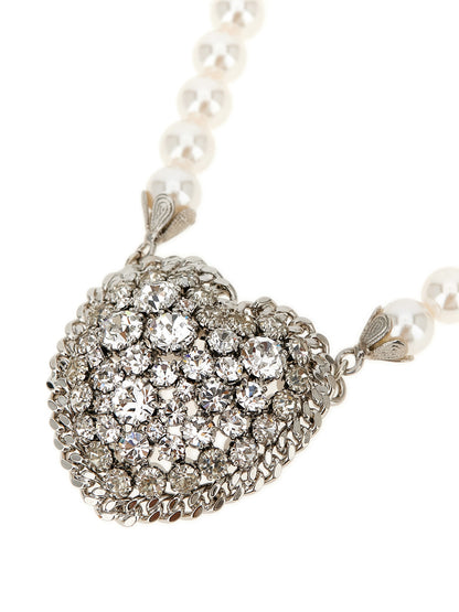 Pearl heart necklace Jewelry