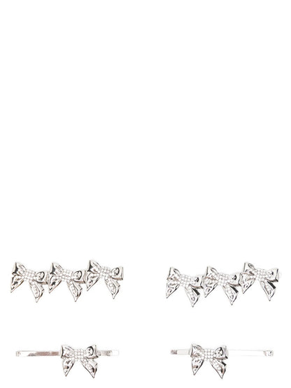 Set of four bow pins Hair accessories