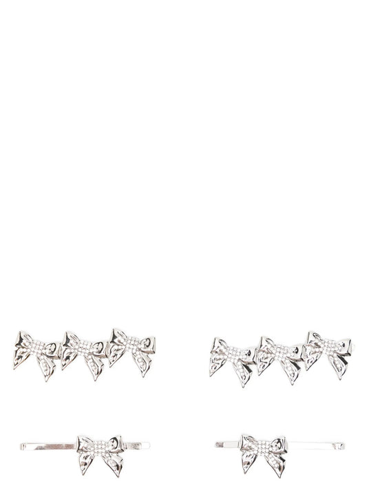 Set of four bow pins Hair accessories