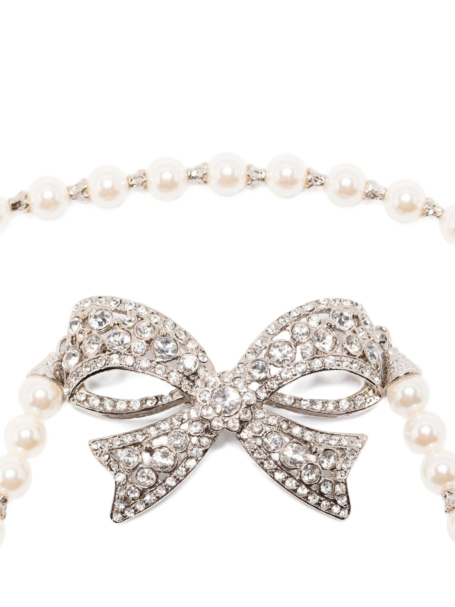 Pearl bow necklace Jewelry