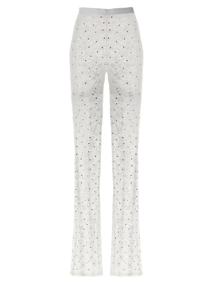 Rhinestone lace leggings Leggings