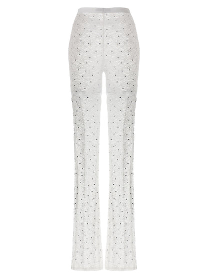Rhinestone lace leggings Leggings