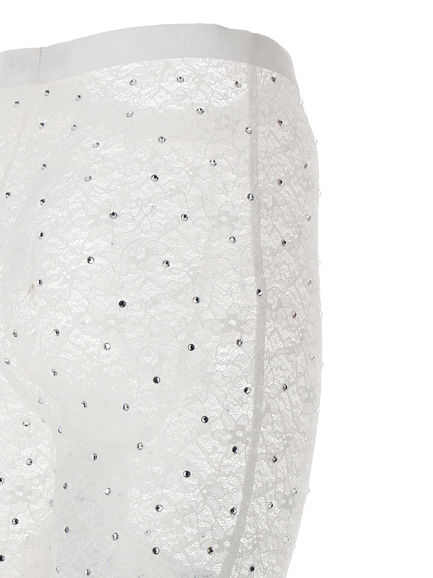 Rhinestone lace leggings Leggings