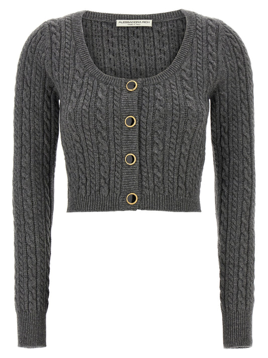 Cropped wool cardigan Sweater, cardigans