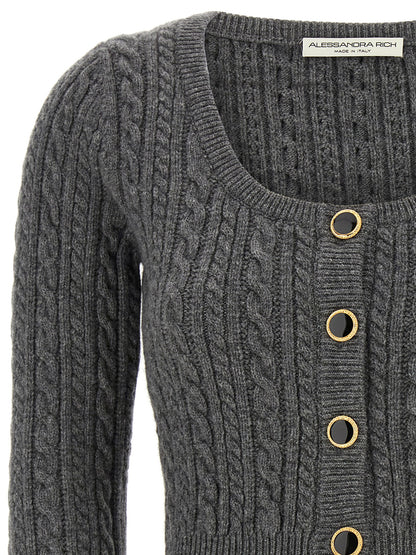 Cropped wool cardigan Sweater, cardigans