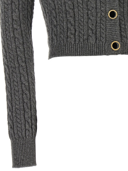 Cropped wool cardigan Sweater, cardigans