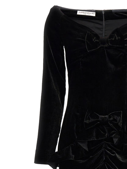 Velvet off the shoulder dress Dresses