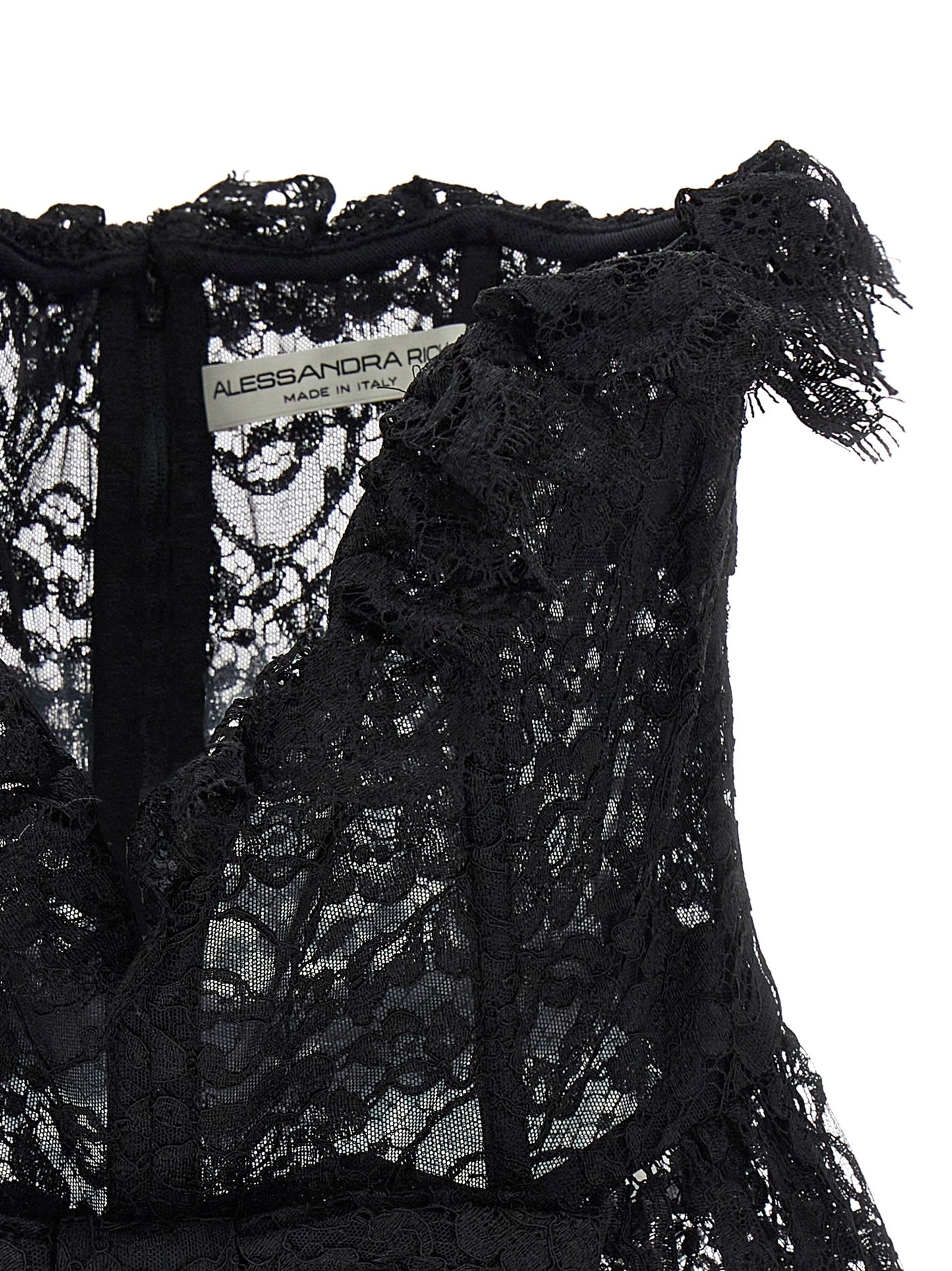 Lace bow bustier top Tops