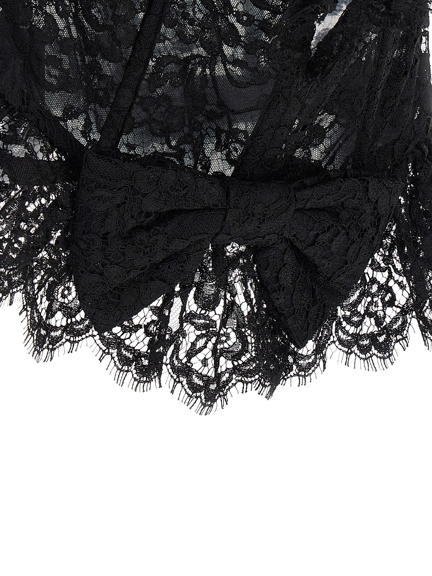 Lace bow bustier top Tops