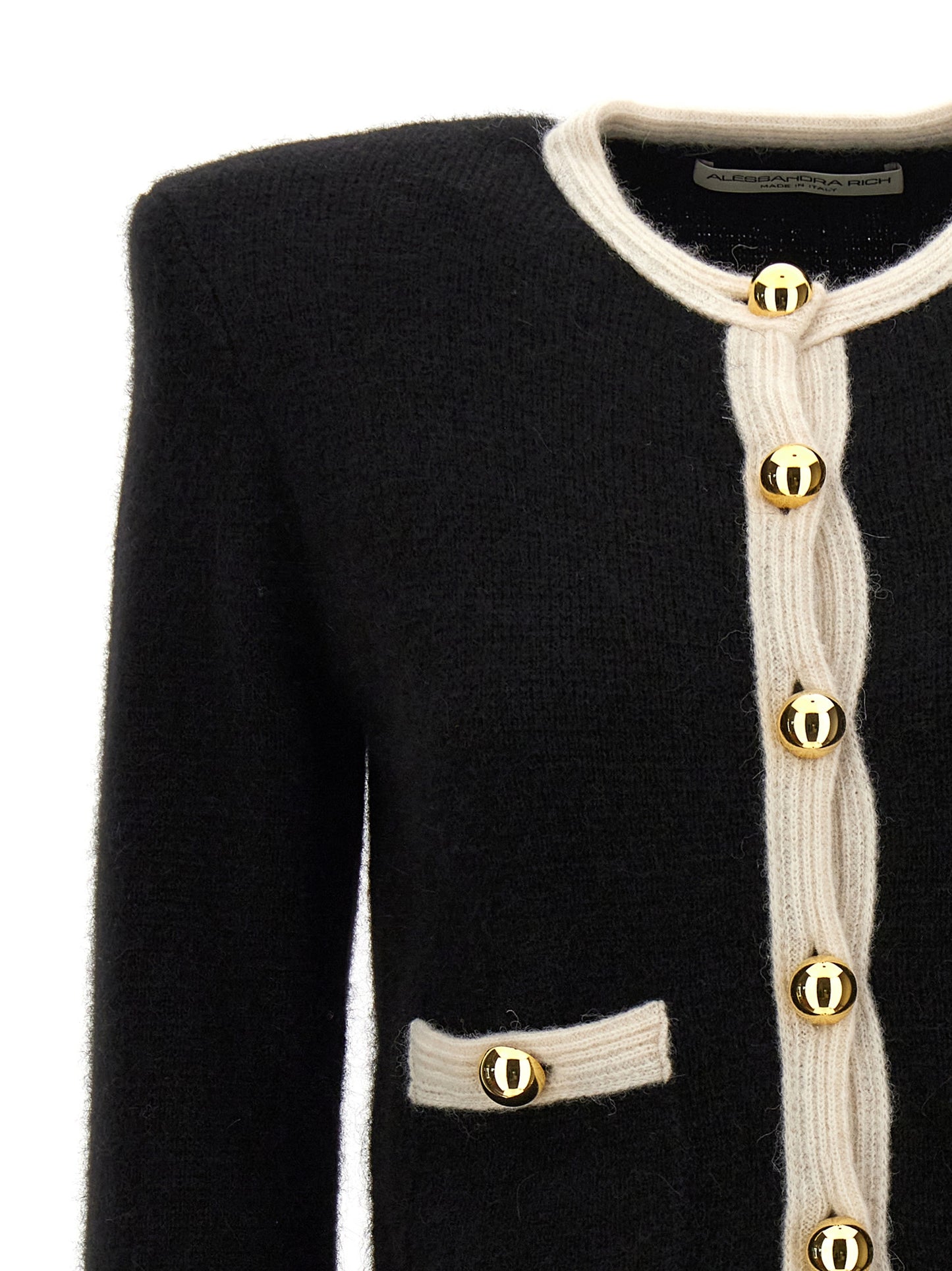 Alpaca cropped cardigan Sweater, cardigans