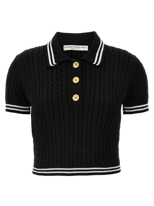 Braided polo shirt Polo