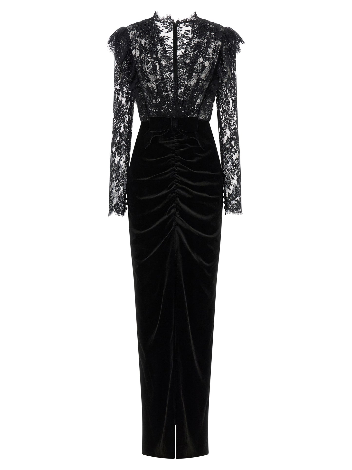 Velvet and lace dress Dresses