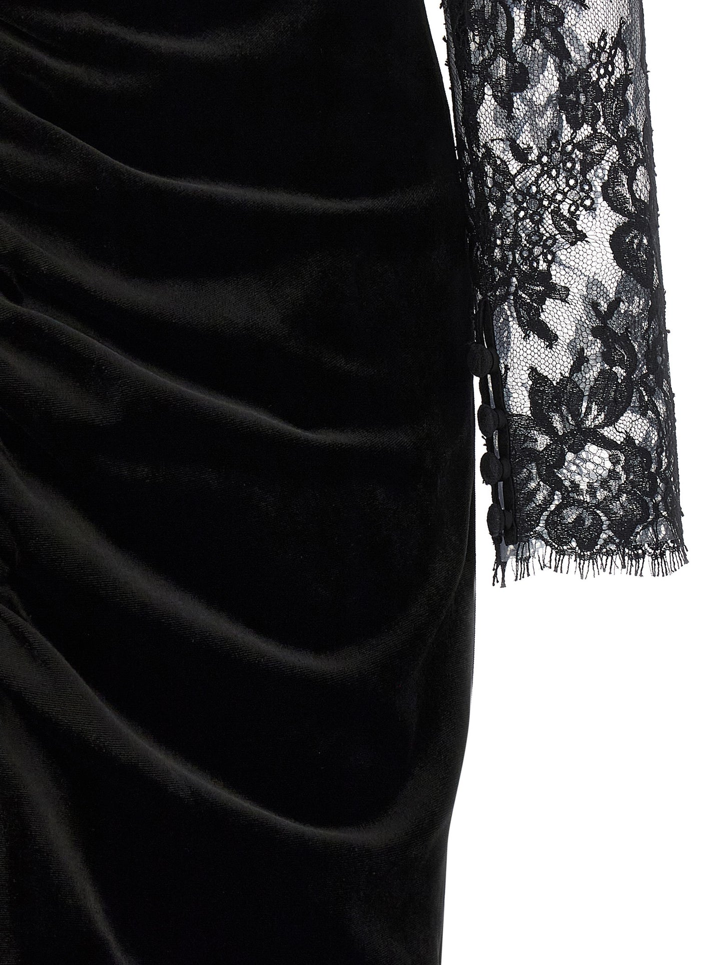 Velvet and lace dress Dresses