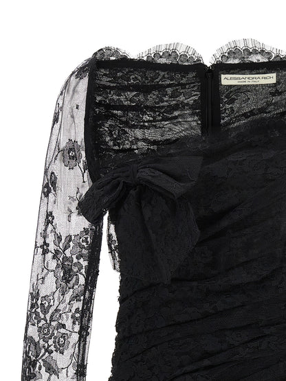 Draped dress. Dresses