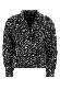 Alessandra Rich Sequin tweed jacket with metal buttons